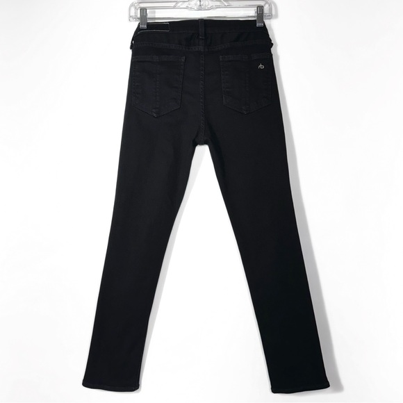 Rag & Bone Black Mid Rise Capri Cropped Skinny Jeans 28 - Picture 3 of 12